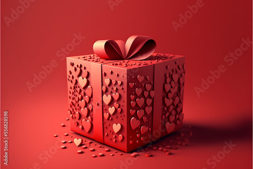 Romantic love gift, generative, ai