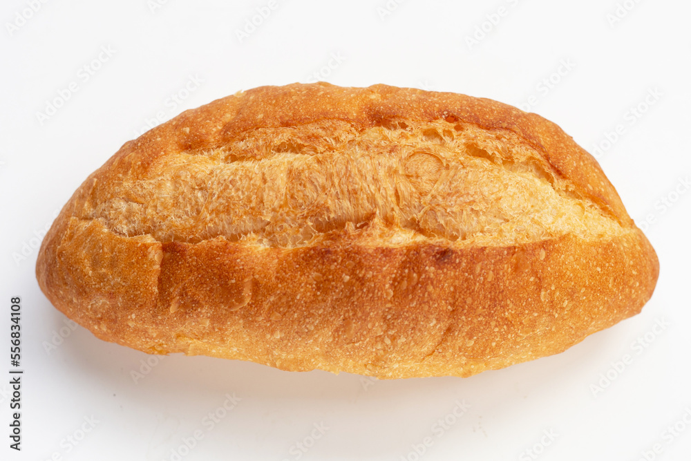 Bread isolated on white background