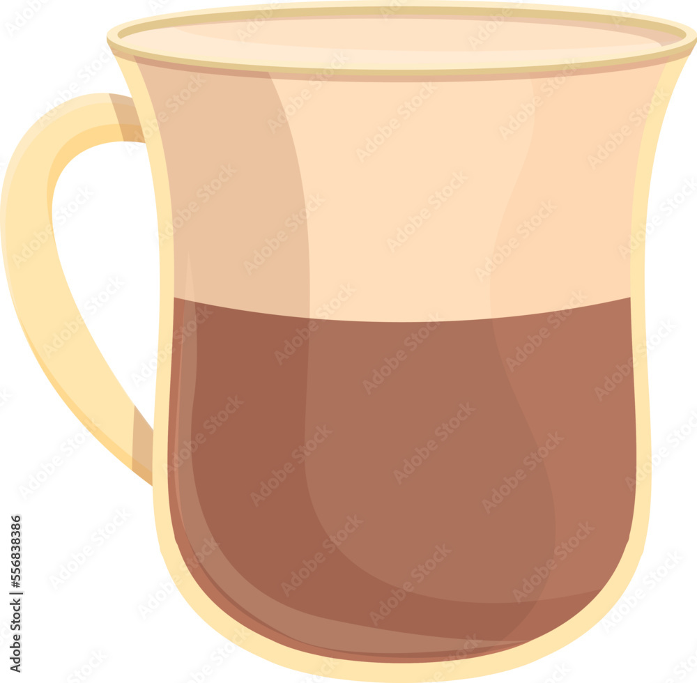 Drink cup icon cartoon vector. Ice coffee. Latte fresh Drink cup icon cartoon vector. Ice coffee. Latte fresh