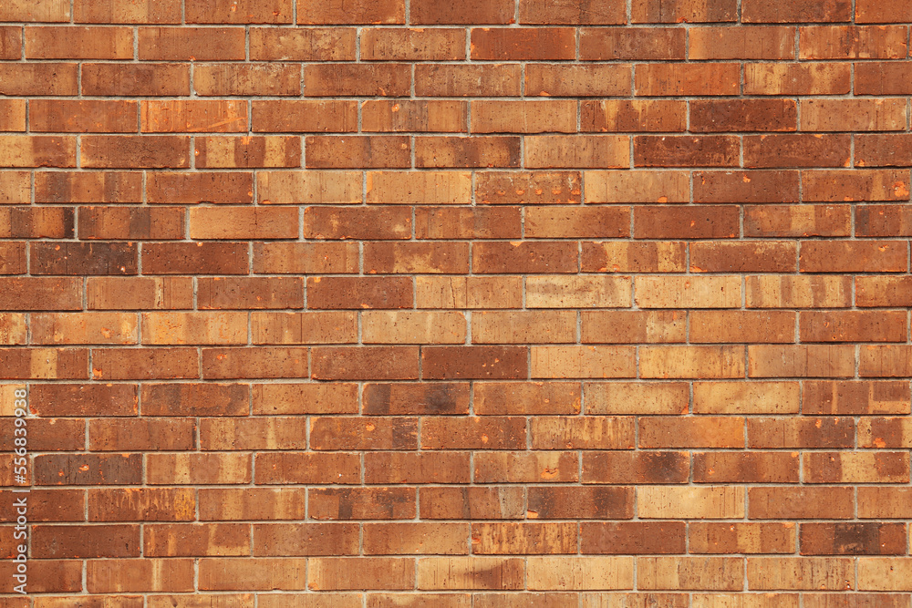 Texture of brown brick wall as background Texture of brown brick wall as background