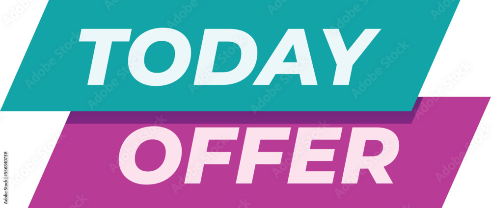 Only today sale icon cartoon vector. Offer tag. Super event