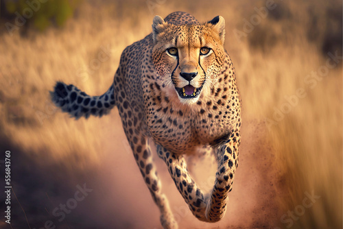 cheetah sprinting