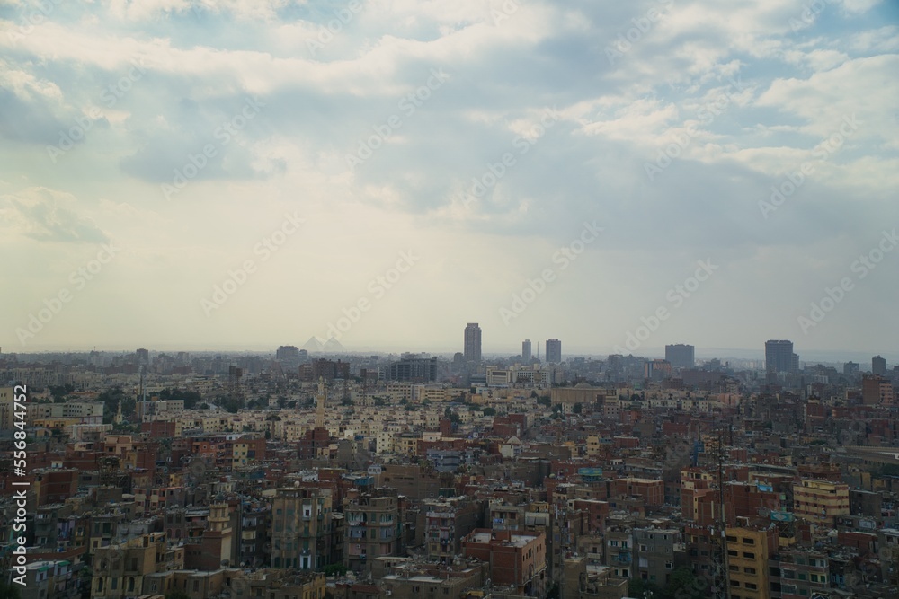 View of Cairo skyline from Mohammad Ali mosque