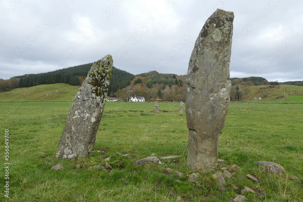 ancient stone circle in Kilmartin