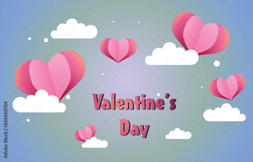 valentine's day card illustration