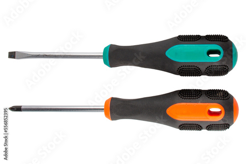 A screwdriver tools on transparent background