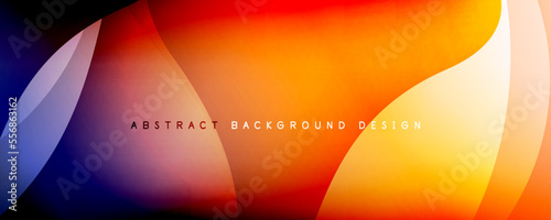 Dynamic trendy simple fluid color gradient abstract background with line effects. Vector Illustration For Wallpaper, Banner, Background, Card, Book Illustration, landing page