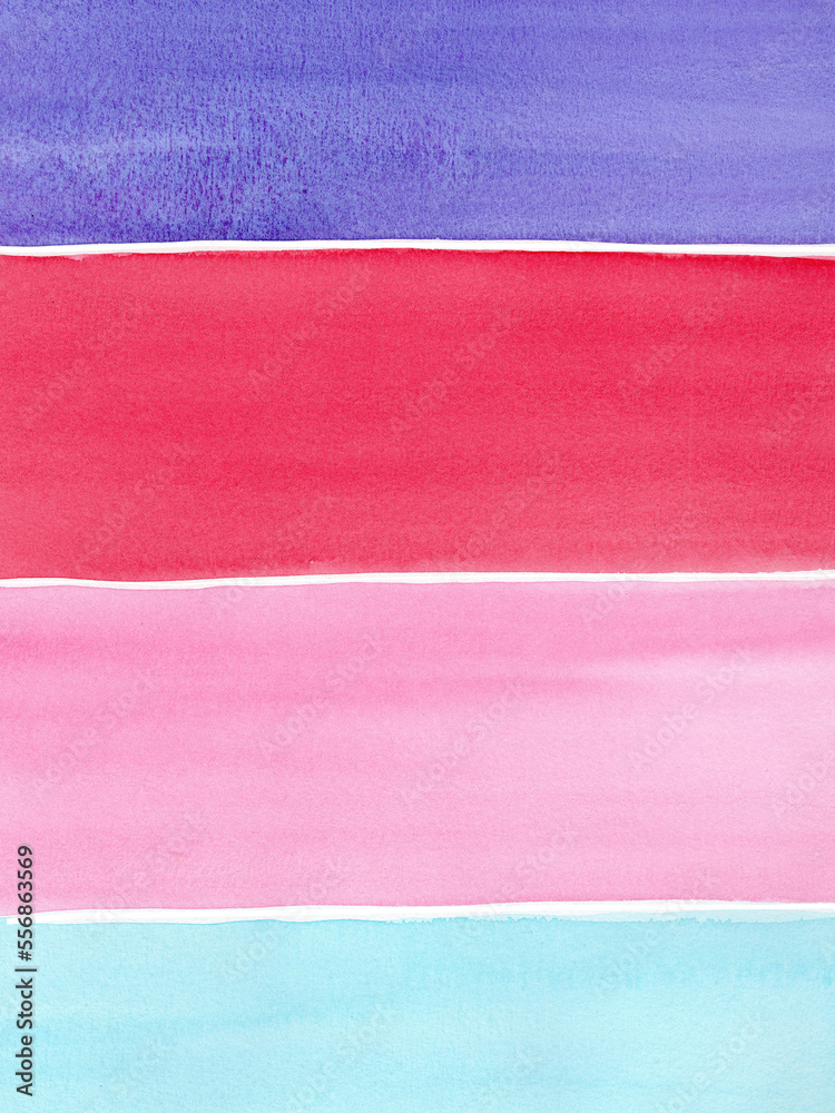 Fototapeta premium set of colorful fabric watercolor background