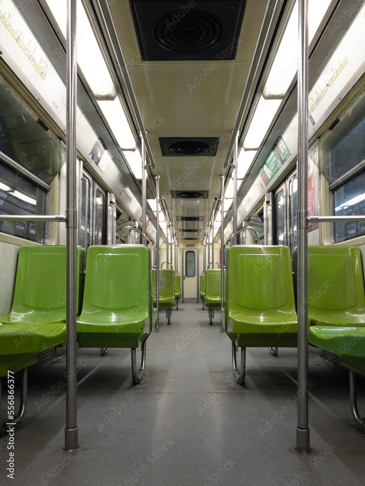 Naklejka premium interior of a train
