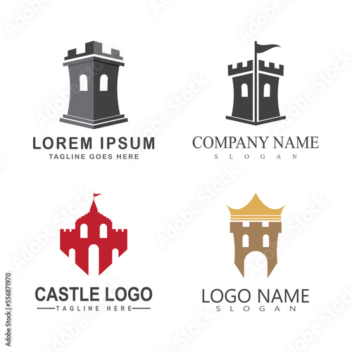 Castle Logo Template vector symbol  icon design
