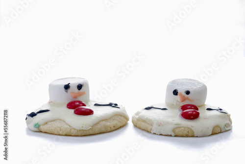Christmas, gathering, holiday, celebration, home, family, tradition, cookies, theme, melted, snowman, snowmen, inside, baking, sugar, marshmallows, religion, food, holiday, treats, hosting, white, red