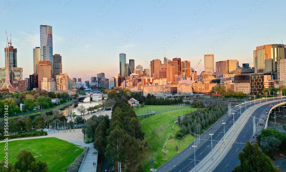 Obraz premium Melbourne skyline