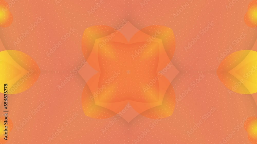 Animated moving wallpapers in the shape of a circle with an abstract