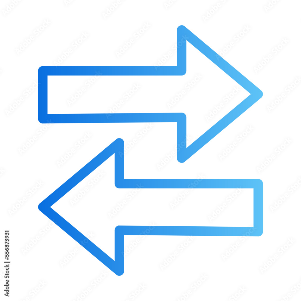 right left gradient icon right left gradient icon