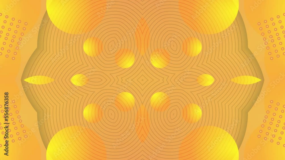 Animated moving wallpapers in the shape of a circle with an abstract