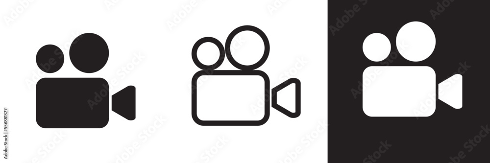 camera icon. video camera symbol. movie sign vector illustration eps10 camera icon. video camera symbol. movie sign vector illustration eps10