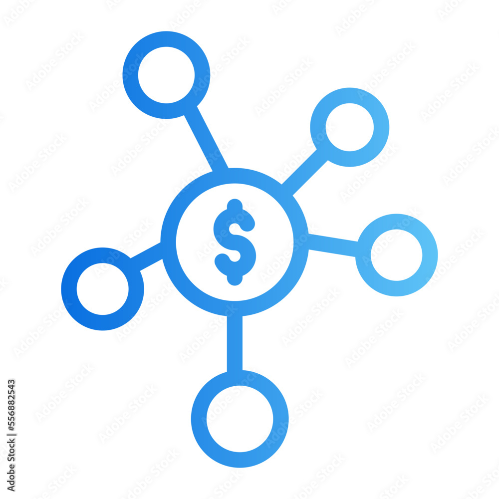 connectivity gradient icon connectivity gradient icon
