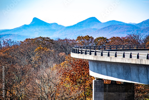 Linn Cove Viaduct nearGrandfather Mountain, North Carolina photo