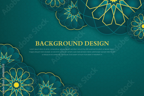 islamic background with arabic style and turkish ornament use for ramadan wallpaper and arabian texture