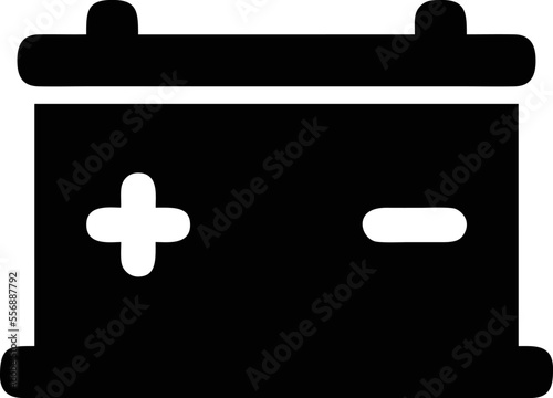 Battery symbol in a white background, energy charge icon symbol on the white background	
