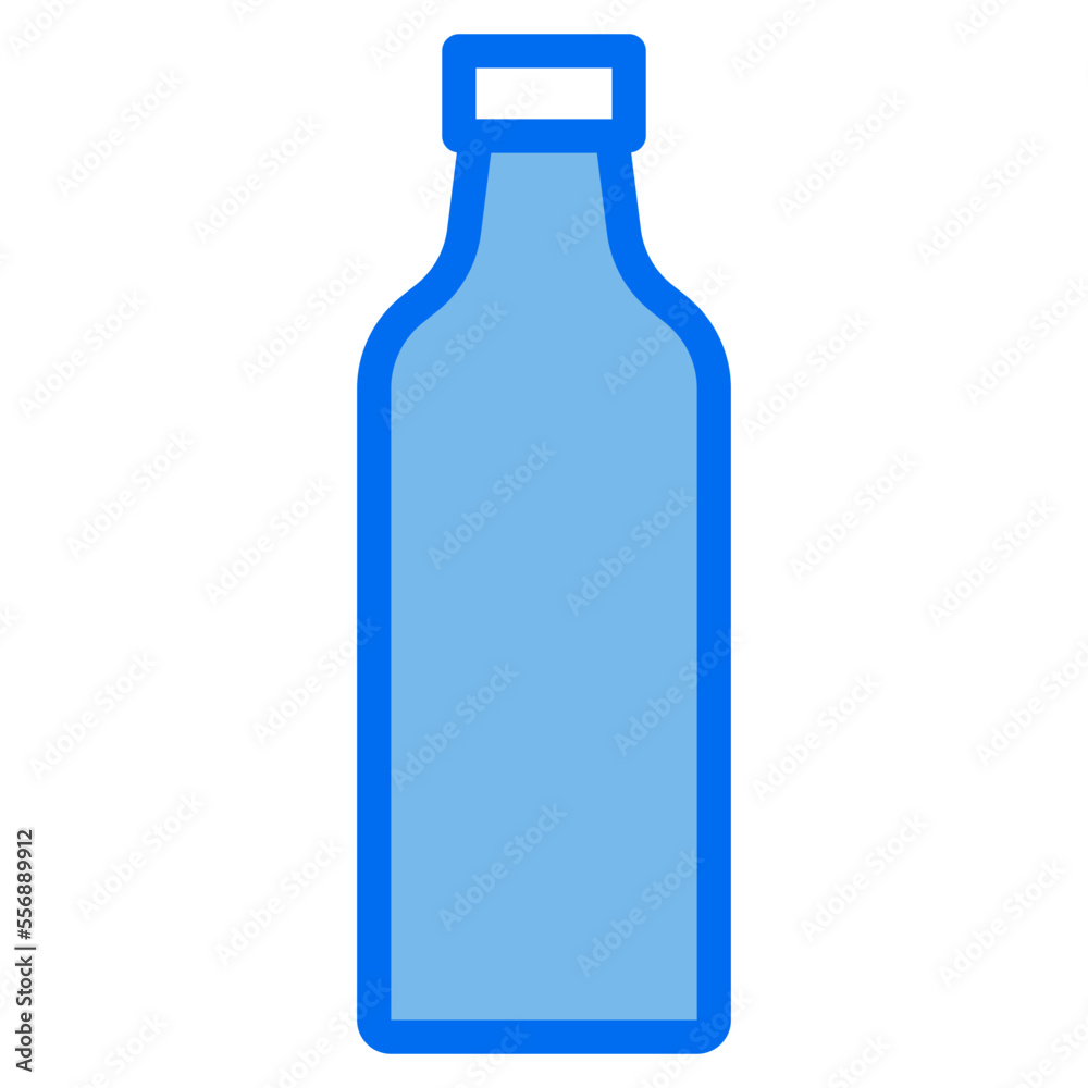 Bottle blue line icon Bottle blue line icon