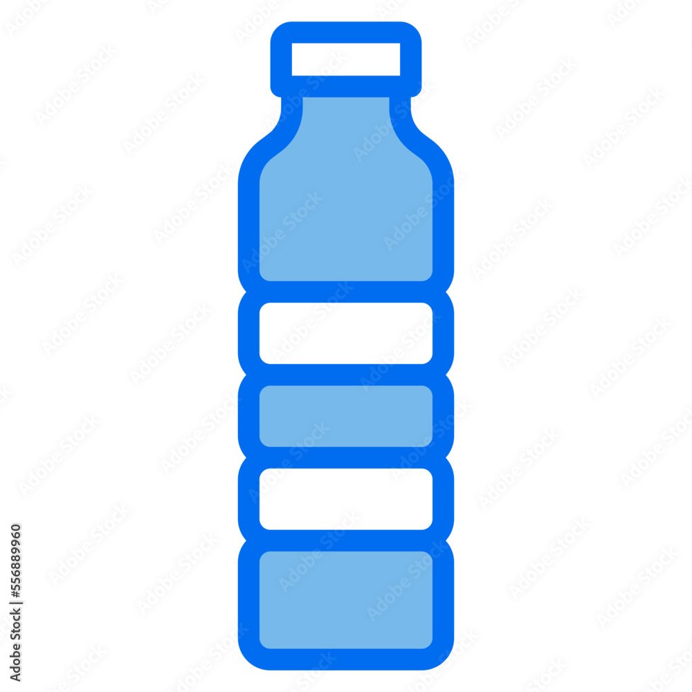 Bottle blue line icon Bottle blue line icon