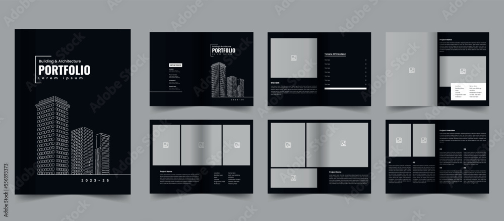 Architecture Portfolio Template Design Stock Vector Adobe Stock architecture-portfolio-template-design-stock-vector-adobe-stock