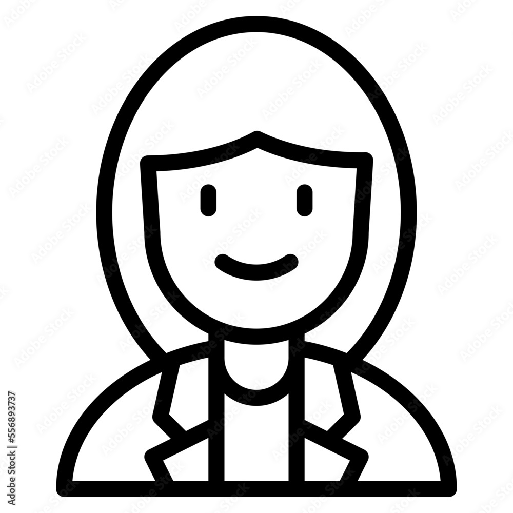 female line icon female line icon