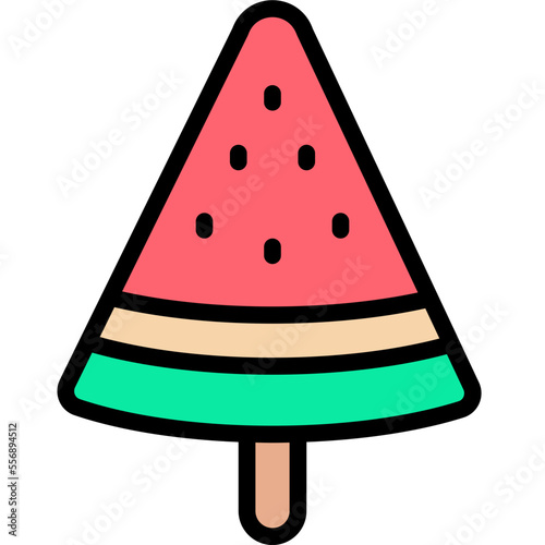 popsicle line icon