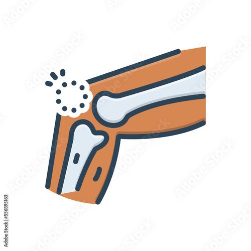 Color illustration icon for induced