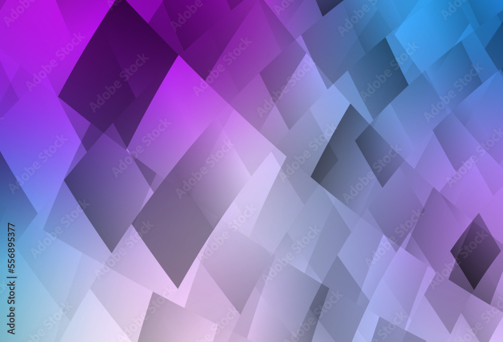 Light Pink, Blue vector backdrop with rhombus. Light Pink, Blue vector backdrop with rhombus.