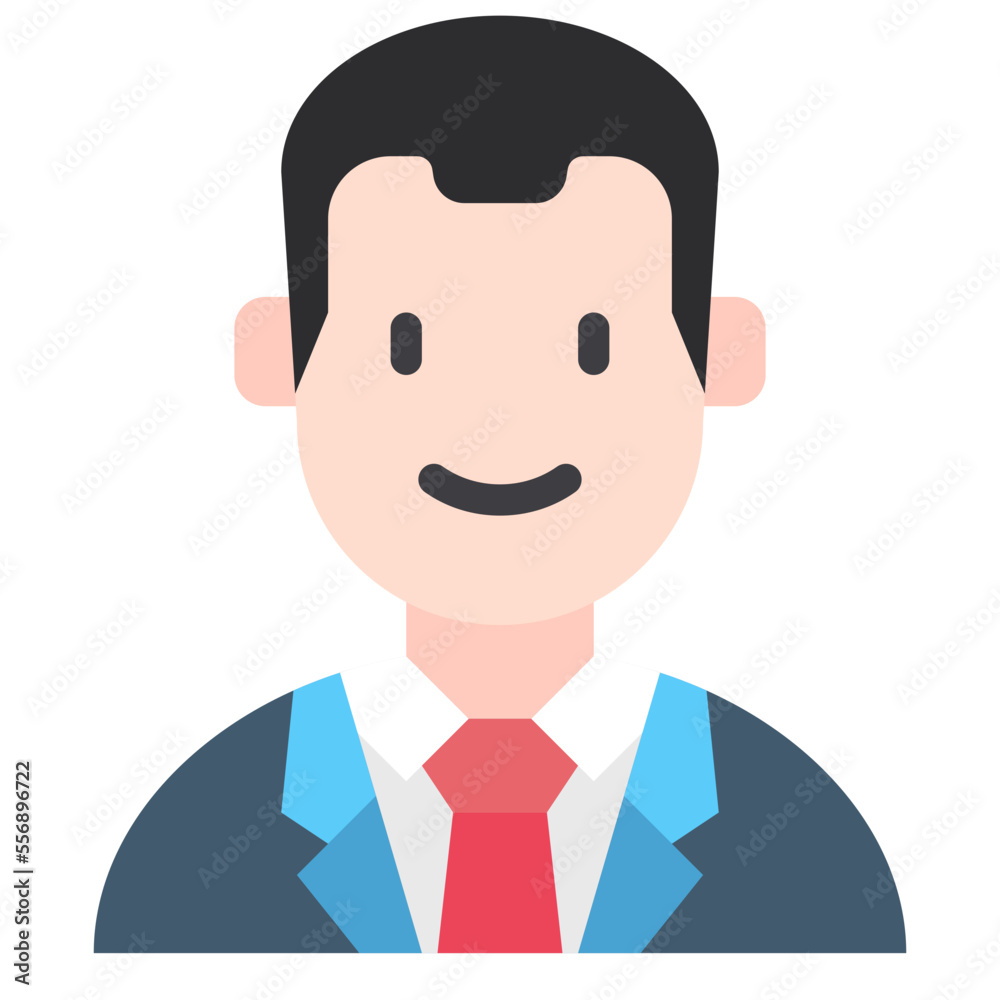 businessman flat icon