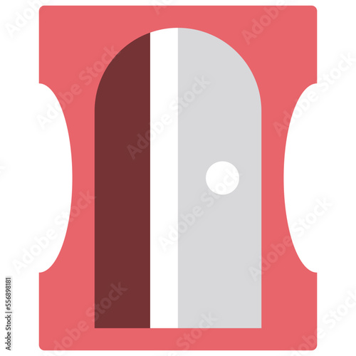 pencil sharpener flat icon