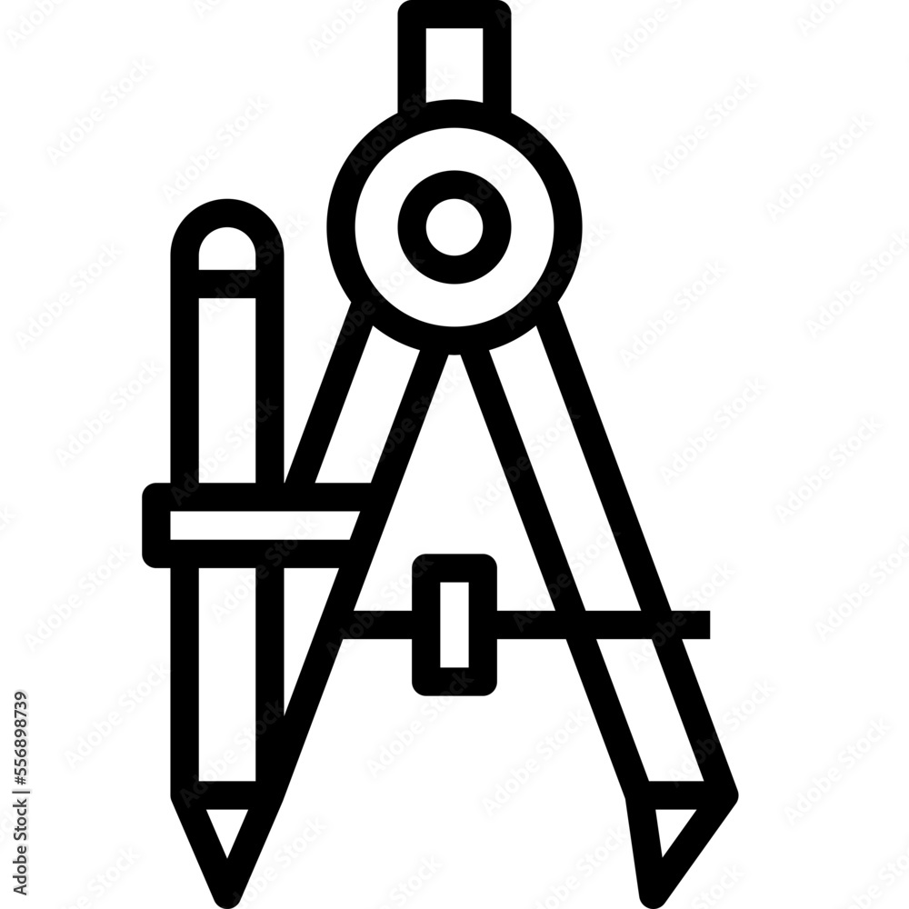 compass line icon compass line icon