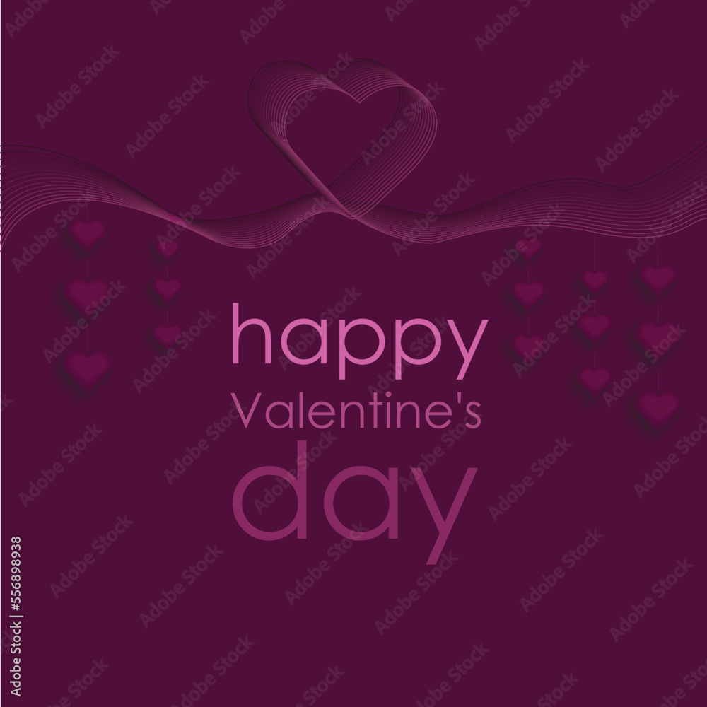 Happy valentines card