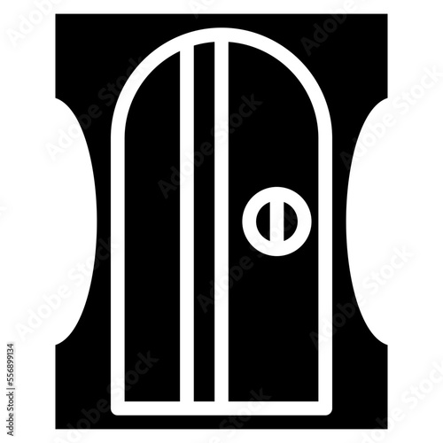 pencil sharpener glyph icon
