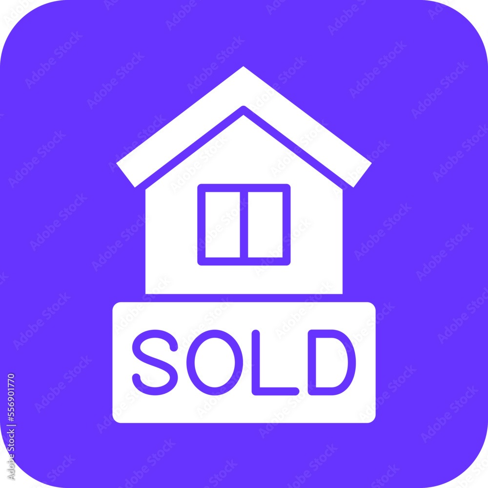 House Sold Icon Style House Sold Icon Style