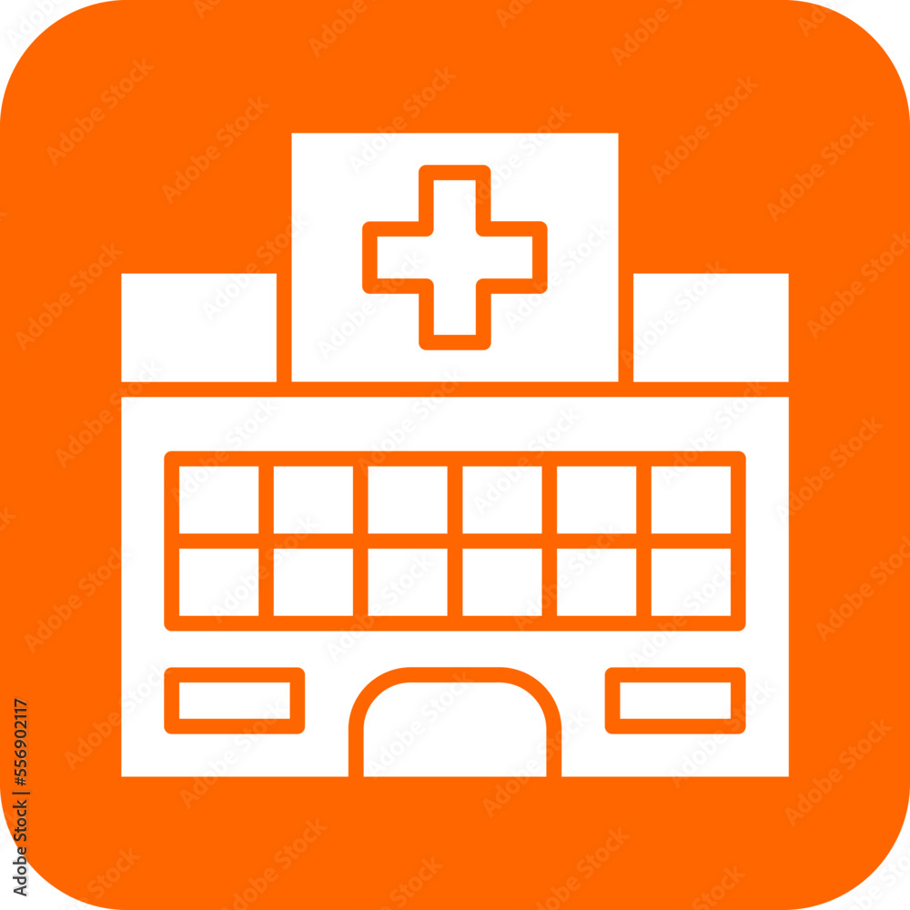 Obraz premium Hospital Icon Style