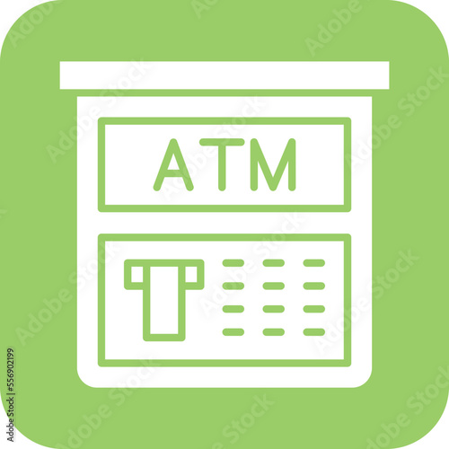 Atm Machine Icon Style