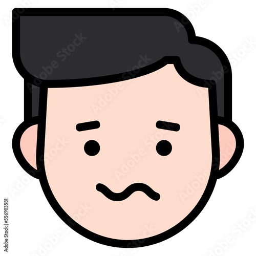 dizzy line icon