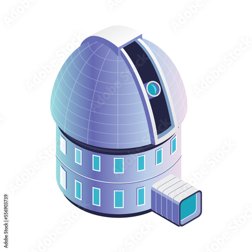 Astrophysics Telescope Building Composition