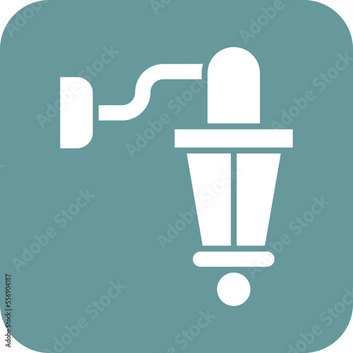 Wall Lamp Icon Style