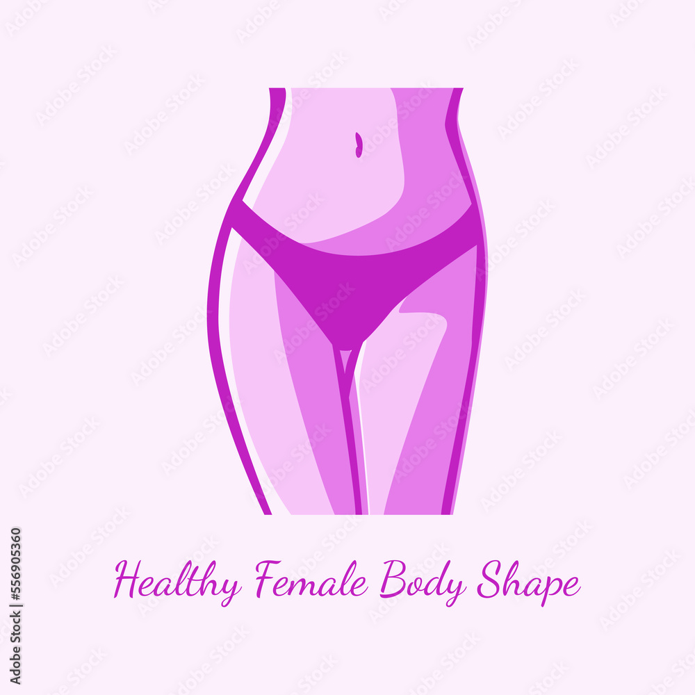 Healthy Female Woman Body Fitness Shape Icon Sign Design Vector, Fitness Banner Advertising Healthy Female Woman Body Fitness Shape Icon Sign Design Vector, Fitness Banner Advertising