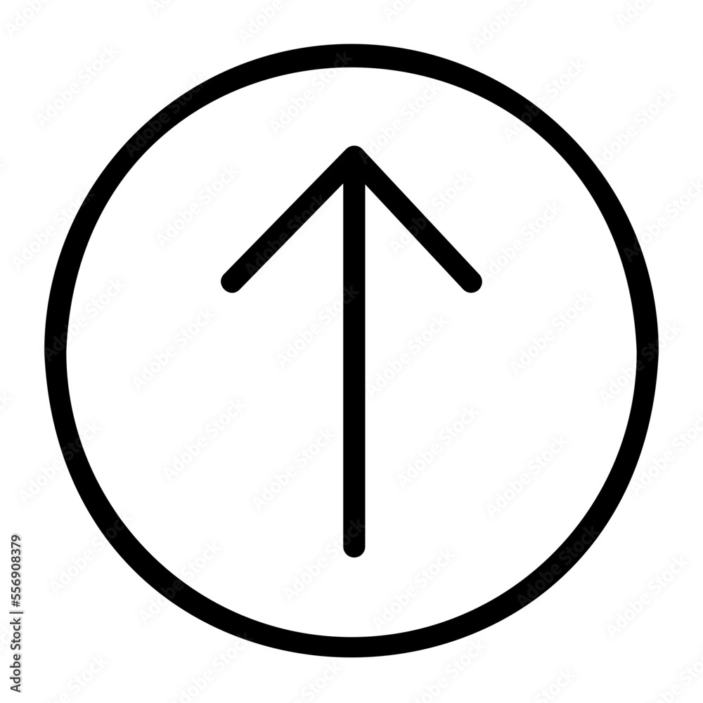 up arrow line icon up arrow line icon