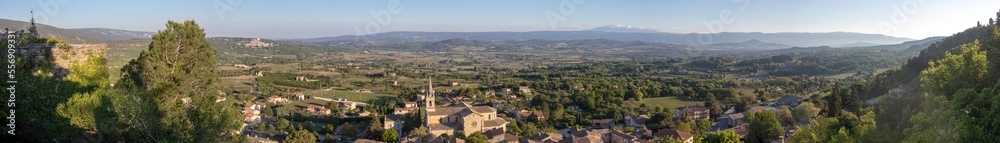 Surroundings viewed from Roussillon - Luberon - Vaucluse - Provence-Alpes-Côte d'Azur - France