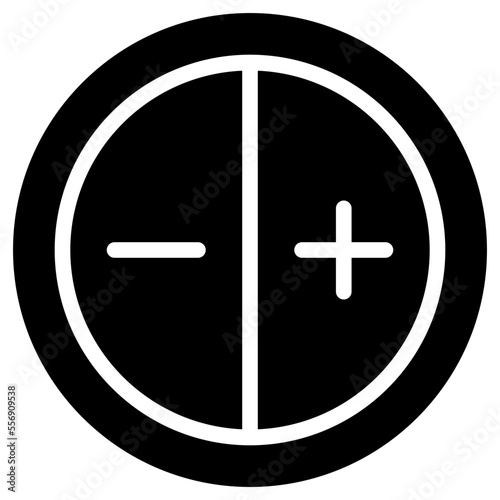 exposure glyph icon