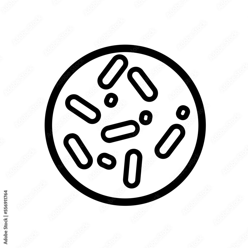 Some Forms Icons of Bacteria and Viruses Visibile Through a Microscope Some Forms Icons of Bacteria and Viruses Visibile Through a Microscope