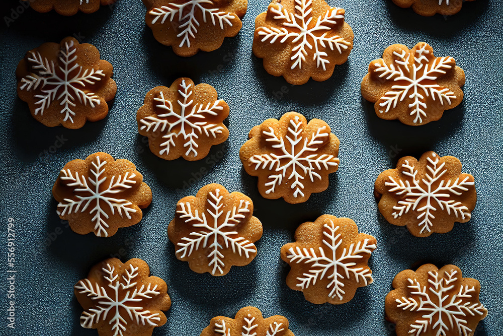 gingerbread cookies with icing
