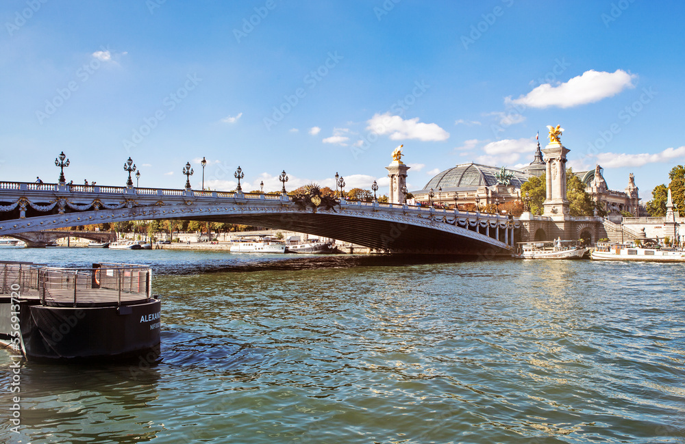 River Sevan in Paris, September 2021. France