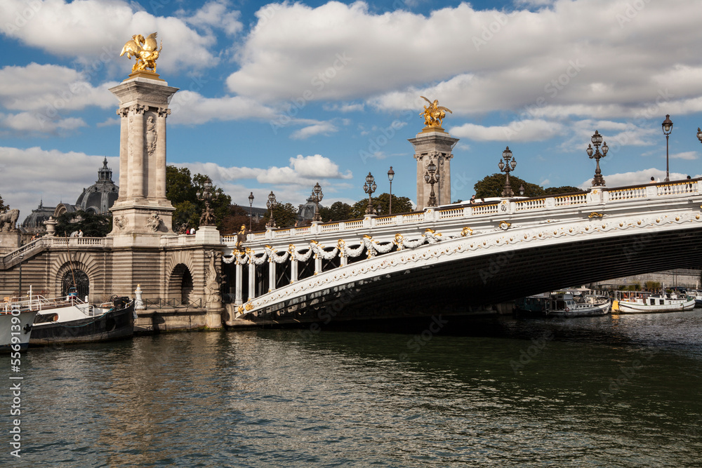 River Sevan in Paris, September 2021. France